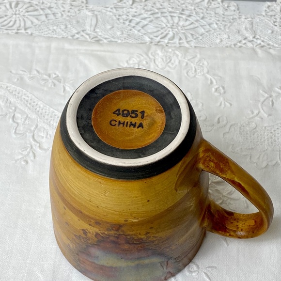 Sango Splash 4951 Tan Drip Cup Mug - Picture 8 of 8